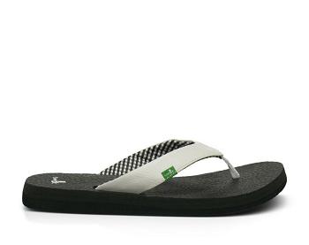 Sanuk Yoga Mat Women's Flip Flops White | Canada 53SGL